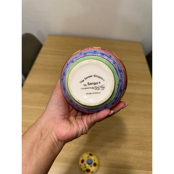 "The Sweet Shoppe" Sugar Bowl VINTAGE - Picture 4 of 4